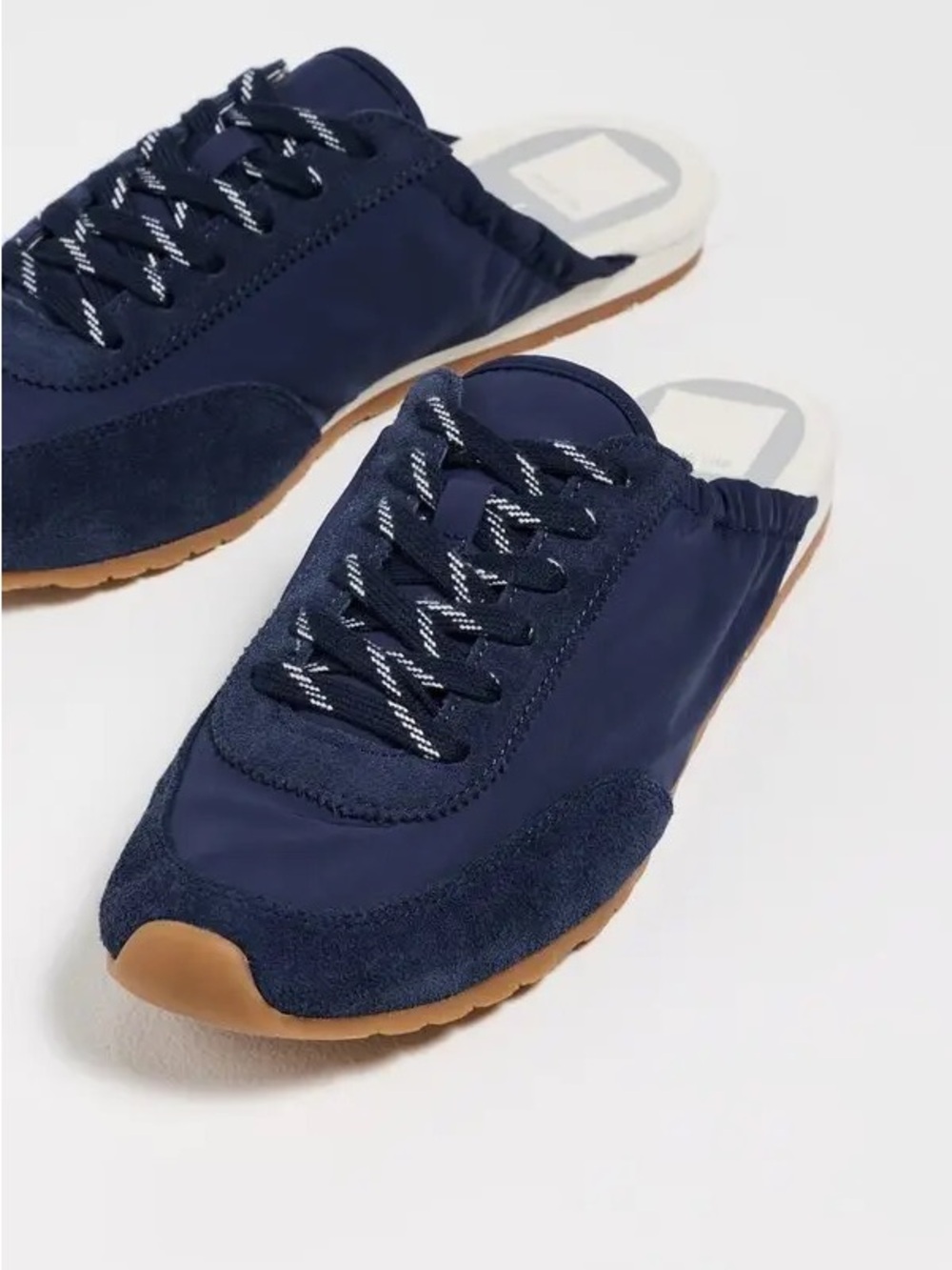 New Dolce Vita Daris Navy Slip On Mule Sneaker - size 7.5